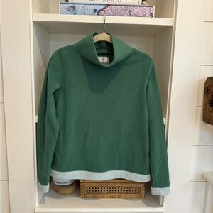 Dudley Stephens Green/Blue Turtleneck Fleece Sz M